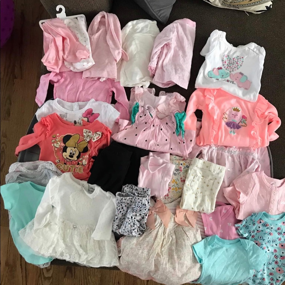 0-6 month baby girl bundle